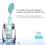 Face Cleaning Brush USB Rechargeable Face Cleaning Brush Silicone Waterproof Pore Cleaner Skin Care Skin Massager Cleaning Brush