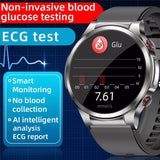 Smart Watch W11 Blood Glucose Non-invasive Blood Sugar ECG Body Temperature Heart Rate Health Monitoring Men Women Smartwatch