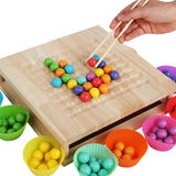 Montessori Toy Set 2 In 1 Wooden Carrot Shape Harvest Sorting And Matching Memory Chess Game Kids Birthday Gifts