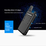 Instant messaging X6 civilian interphone thin mini hand handheld intercom radio station in both English and Chinese
