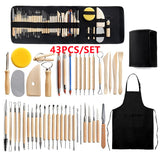 Clay Tools Set Sculpting Kit Sculpt Smoothing Wax Carving Pottery Ceramic Tools Polymer Shapers Modeling Carved Tool Sculpture