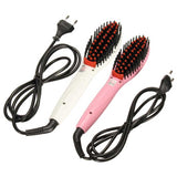 EU/US Beauty Electric Hair Straightener Straight Comb Irons Brush Thermostatic Styling For Shop Home