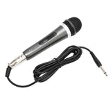 6.5mm Plug Wired Microphone Noise Isolating Cardioid Dynamic Handheld Mic Singing Microphone for Speaker Amplifier Mixer