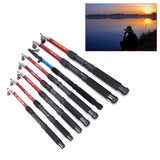 Fishing Rod Fiberglass Casting 1.5-4.5m Tackle Telescopic Spinning Portable W8EE