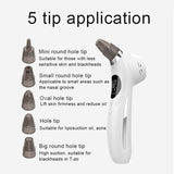 Electric Blackhead Remover Vacuum Pore Cleaner Rechargeable Blackhead Suction Devices Acne Comedone Extractor Tool Kit M