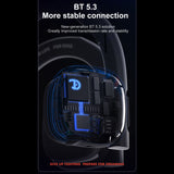 Bone Conduction Wireless Headphones BT5.3 Sport Earphone Outdoor Sports Headset Waterproof Hands-free with Microphone