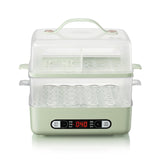 Electric Steamer Pot Steamer Cooker Egg Boiler  Home Breakfast Machine Double Layer Multifunction Timing Hot Pot Food Warmer