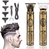 Professional Men's Hair Trimmer Clipper 0mm Baldheaded Cutter  Beard Shaving Precision Finishing Hair Cutting Machine Adult