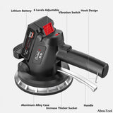 Portable Tile Floor Power Tool Lithium Battery Wall Tile Vibration Tools Wall Machine Floor Vibration Professional Black 7500MAH