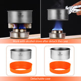 Tomshoo Outdoor 400ml/450ml Travel Bowl Set Titanium Camping Picnic Bowls Camping Supplies Hiking Picnic Bowl Tableware Set