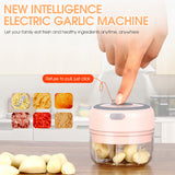 DIOZO Mini Garlic Whisk Multifunctional Food Mixer Electric Green/White/Pink Kitchen Aid Mixer Blender USB Rechargeable Portable