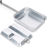 Aluminum Camping Cookware, Portable Lunch Box, Camping Pan for Outdoor Camping Hiking Picnic BBQ Beach