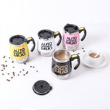 304 Stainless Steel Coffee Magnetic Self Stirring Automatic Mug Milk Mixing cup Blender Smart Shaker Coffee Thermal Cup