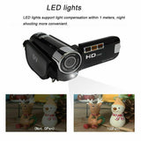16MP 1080P LED Light High Definition Shooting Video Record Portable Camcorder Professional Digital Camera For YouTube Blogger