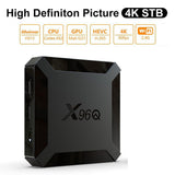 X96Q Android 10.0 4K Smart TV Box High Definition Set Top Box Media Player Support Google Play Youtube Quad Core Set Top Box