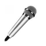 Portable 3.5mm Stereo Studio Mic KTV Karaoke Mini Microphone For Cell Phone Laptop PC Desktop Small Size Microphone