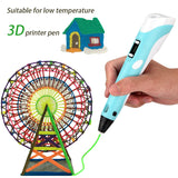 DIY 3D Pen 3D Printing Pen Printer Pen with USB 3D Drawing Pen Stift PLA Filament For Kids Child Educational Toys Birthday Gifts