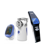 Medical Infant Finger Pulse Oximeter Mini Handheld Silent Inhale Nebulizer ousehold Infrared Thermometer Blood Oxygen Saturation