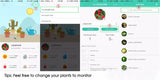Soil pH Tester PH Moisture Tester Soil Tester Moisture Detection Plant Flowers Soil Meter Smart APP for Garden Greenhouse