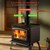 Heat Powered Stove Fan, Fireplace Fan With Designed Silent Operation, Circulating Warm Air, For Wood Burning Stove