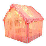 Kids Play Tent Large Fairy Playhouse For Children Castle Tent Indoor Princess House Big House With Curtain Girl Boy Fairy Tent
