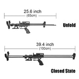 Slingshot Rifle Shooting Catapult with Laser Powerful Portable Slingshot Jungle Hunting Accessories Toy Accurate Outdoor Hunting