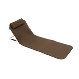 Oxford Cloth Waterproo Beach Mat Outdoor Portable Relax Back Pillow Lounger Folding Seat Cushion Beach Traveling Camping Chair