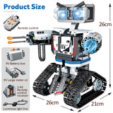 High-Tech Rc Robot Bouwstenen Afstandsbediening Intelligente Robot Auto Wapen Bricks Speelgoed Voor Kinderen Xmas geschenken