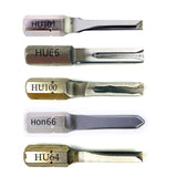 Professional Car Key Locksmith Tools  5pcs Power Key Combination Stainless Steel HU101 HU64 HU100 HON66  TOY43 Strong Key Tools