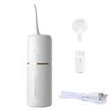 280ML Portable Oral Irrigator Usb Rechargeable Water Flosser Dental Water Jet Water Tank Waterproof Teeth Cleaner Cordless
