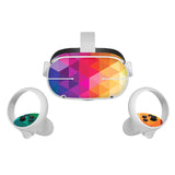 Vinyl Skin Sticker for Oculus Quest 2 VR Headset Controller PVC Decals Cute Cartoon Wrap Cover for Oculus Quest 2 Accessories
