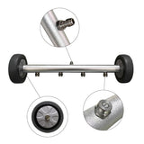 2 in 1 Pressure Washer Attachment Undercarriage Cleaner Water Broom Surface Cleaner with 4 Nozzles 2 Extension Rods