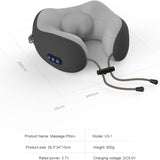 Charging U Shape Kneading Neck Massager Vibrating Neck Massage Pillow Cervical Treatment Magnet Therapy Pulse Travel Sleeping