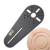 Wood Router Milling Slotting Circle Groove Circle Cutting Jig for Makita Electric Hand Trimmers Woodworking Work Bench