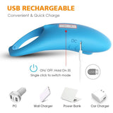High-end Clit Stimulation Massager Cock Vibrating Ring Double Pleasure for Couple Best Choice Experience Satisfied Sexual Life