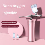 Multifunctional oxygen injecting instrument household beauty instrument household Pore Cleaner essence importing instrument