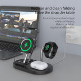 4-in-1 Wireless Charger Universal Charging Base Compatible For Ios Mobile Phone Watch