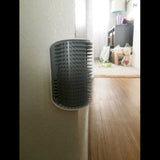 Corner Pet Brush Comb Play Cat Toy Plastic Scratch Bristles Arch Massager Self Grooming Cat Scratcher Corner Pet Brush Comb Pla