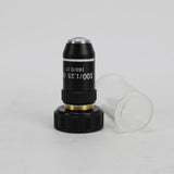 195 Black Achromatic Objective 4X 10X 20X 40X 60X 100X High Quality Microscope Objective Lens RMS 20.2mm Objective Parts