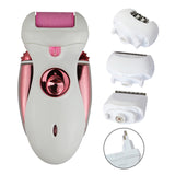 4 in1 Women Epilator Electric Female Face Fair Removal Lady Shaver Mini Trimmer Body Leg Depilatory Manicure Grinder