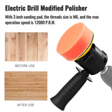 Electric Car Polisher Machine Drill Modified Polisher Refit Shock Car Polishing Machine Accessories Polisher Power Refit Tools