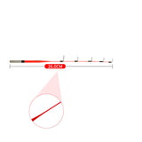 Winter Fishing Rods Ice Fishing Rod Fishing Pole Only part ,ice rod tips Spinning Casting Hard Rod 50cm soft tip
