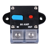 100A 200A 250A 300A Car Resettable Circuit Breaker Self-recovery Fuses for Cars Manual Reset Button Fuse Car Accessories