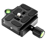 Camera Quick Release Plate Universal Camera Quick Release Clamp Adapter With PU60 QR Plate For Tripod Monopod Slider