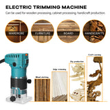 Speed Adjustable Woodworking Electric Trimming Electromechanical Wood Milling Engraving Slotting Brushed Motor Wood Router