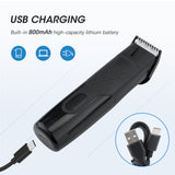 Men Professional Electric Shaver Clipper Hair Cutting Machine Beard Trimmer Body Grooming Rechargeable Razor for Sensitive Areas