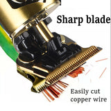 Hair cutter trimmer lcd professional hair trimmer cordless professional hair clippers for men