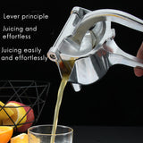 Manual Juice Squeezer Aluminum Alloy Hand Pressure Juicer Pomegranate Orange Lemon Sugar Cane Juice Kitchen Fruit Tool