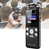 Portable Mini Multifunctional USB Charging Voice Recorder Lossless Noise Reduction Activated A-B Repeat Two-way Microphone