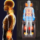 Electric Shiatsu Massage Chair Household Automatic Body Massager Cushion Multi-function Kneading Neck Shoulder Back Pain Relief